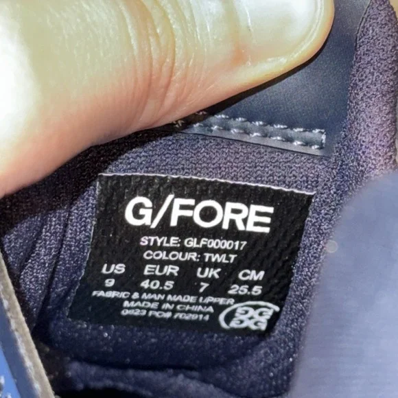 NWT GFORE MG4X2 Debossed Hybrid Golf Cross Trainer Skulls Womens 9 Twilight Blue - Picture 10 of 11